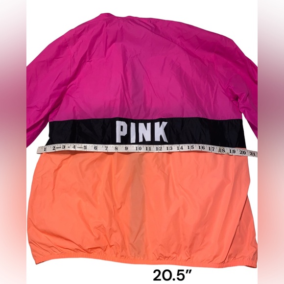 💕3/$30💕 Victoria's Secret PINK Windbreaker Jacket Size XS / S - Picture 7 of 11